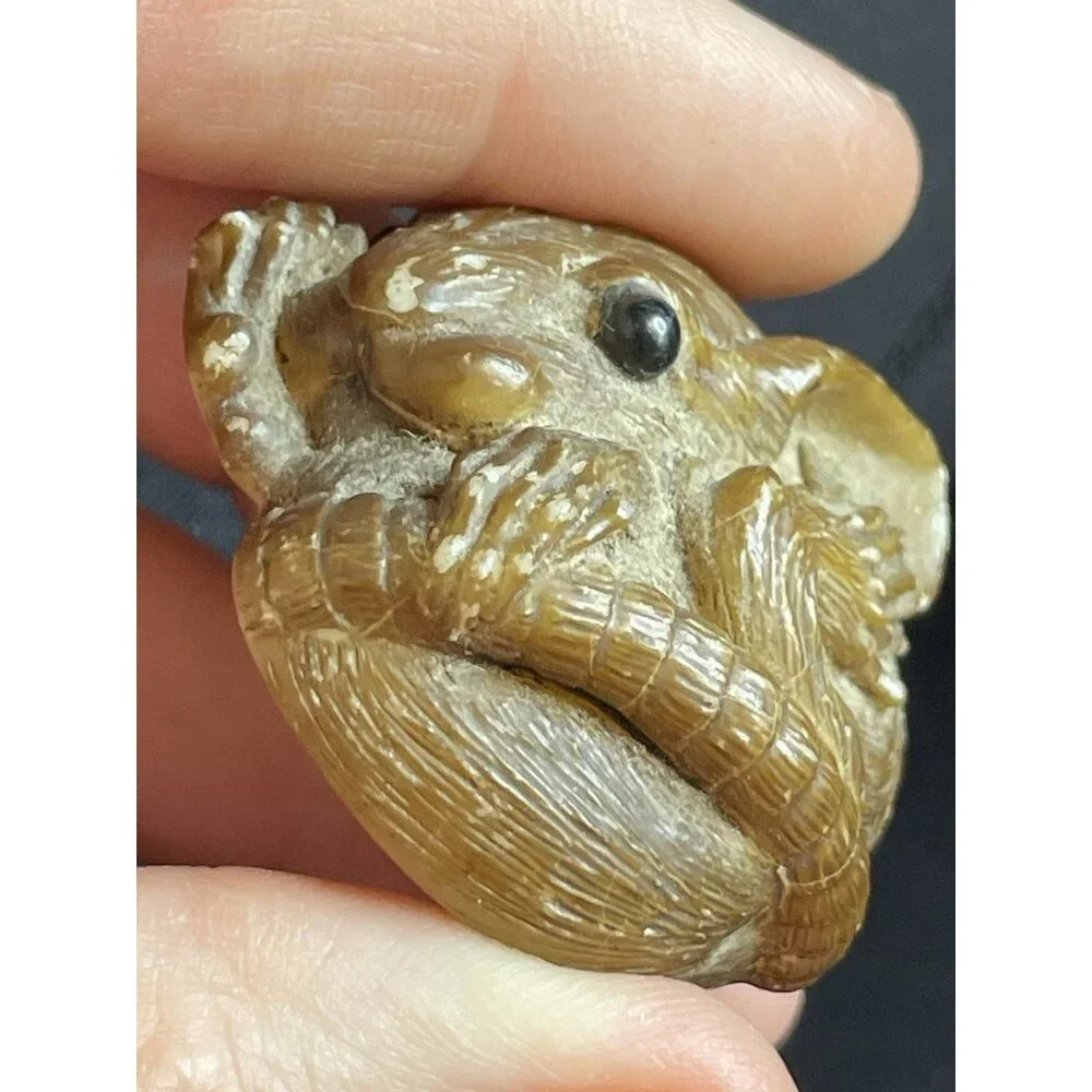 Vintage Ralph Massey Signed Pin Animal Brooch 35 Of 300 Mouse Rat Rare HTF